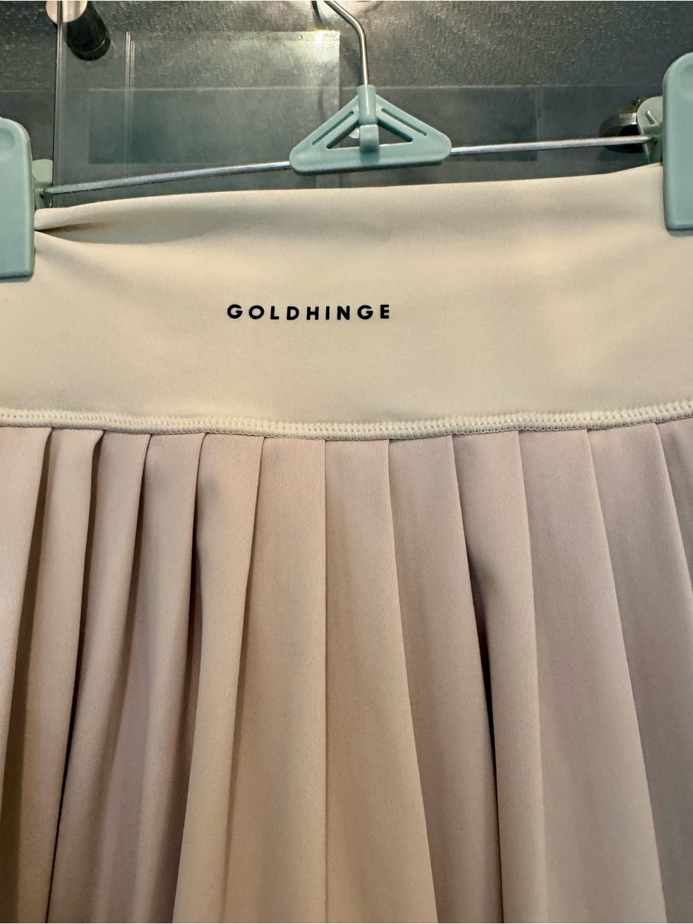 Goldhinge Bone two Tiered Pleated Tennis Skirt Shorts - Picture 5 of 7